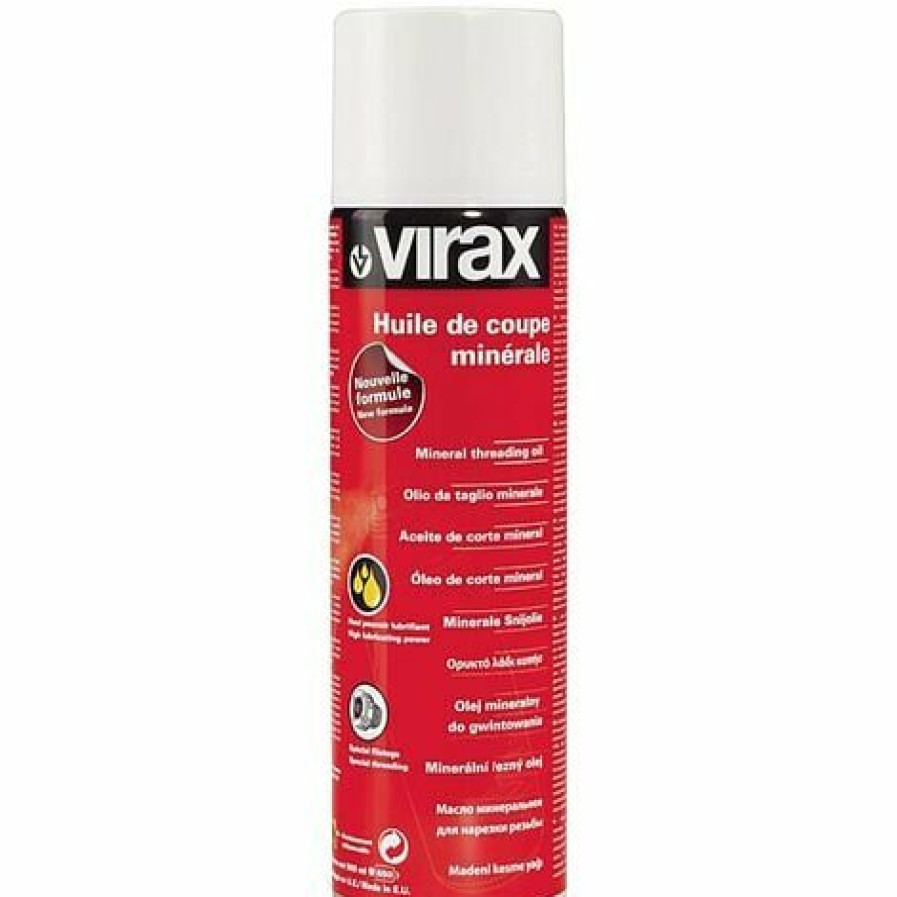 Jardin Piscine * Virax Aerosol 500 Ml Huile De Coupe Special Filetage Main Et Machine