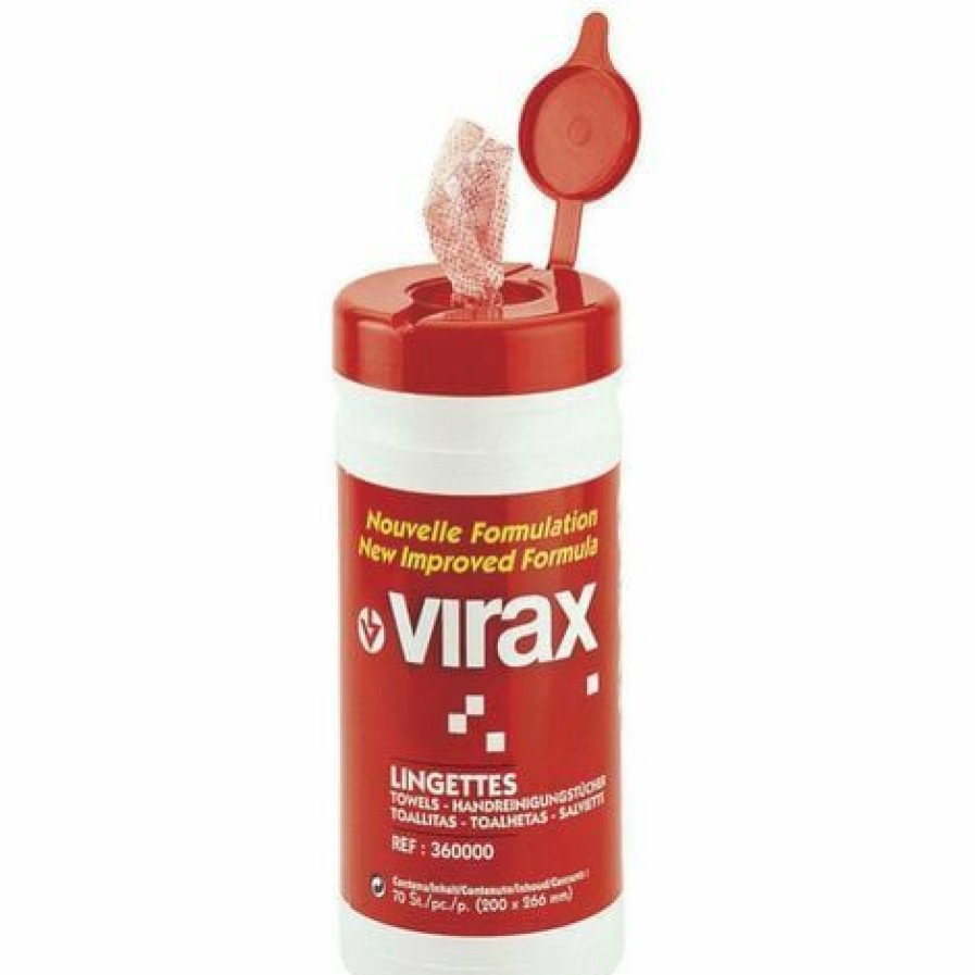 Peinture Et Droguerie * Virax Lingettes Pour Nettoyage Des Mains