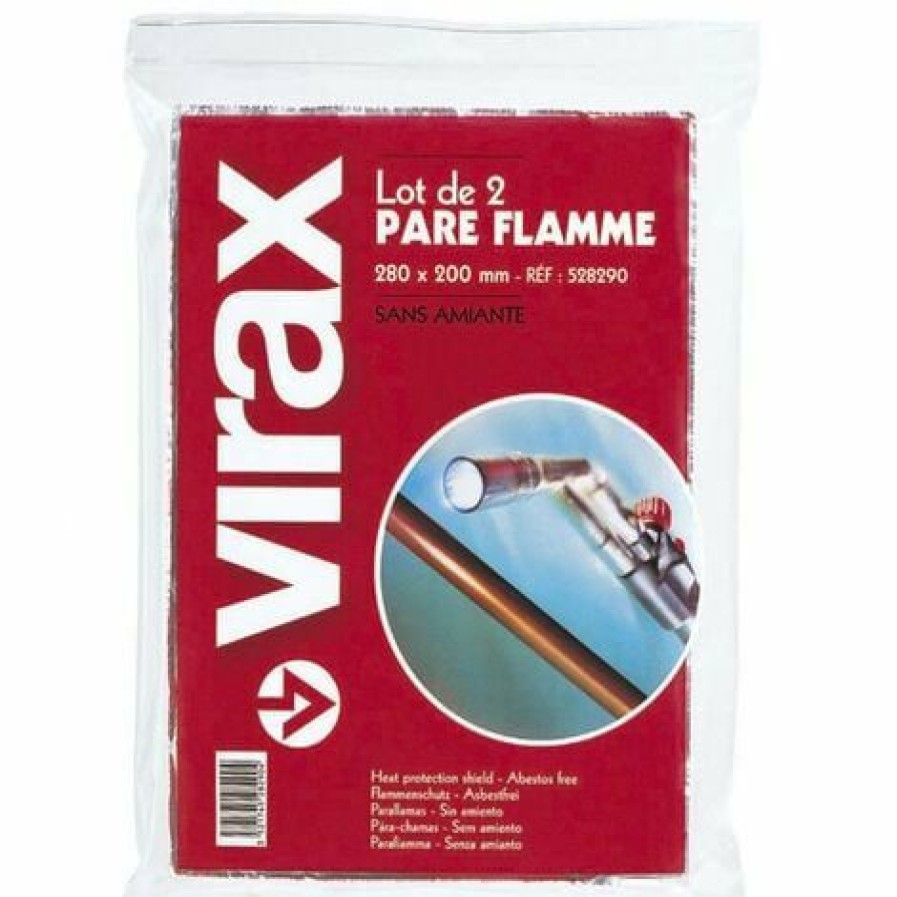 Outillage * Pare Flamme Protection Soudure Virax Lot De 2 528290