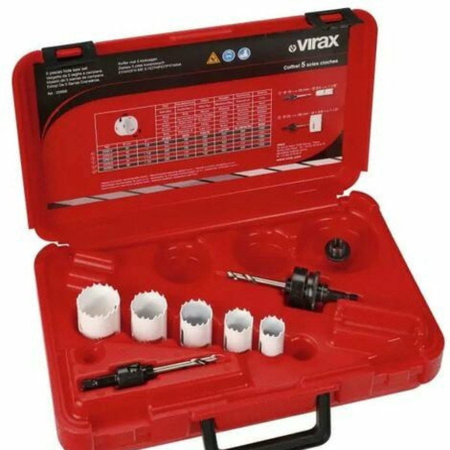 Outillage * Virax Coffret De Scies Cloches | Kit De Base Coffret 5 Scies Cloches